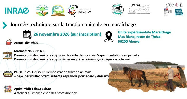 Les journées techniques traction animale 26/11/26 Les journées techniques traction animale 26/11/26