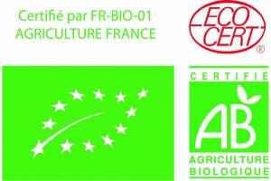 Logo FR-BIO-01 Agriculture France - Certifié AB Agriculture Biologique