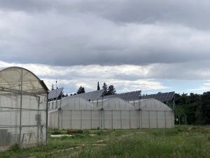 Serres, panneaux photovoltaïques, Terres de Sciences